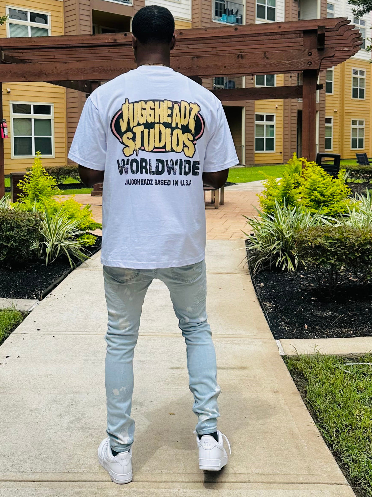 White JUGGHEADz WorldWide Tee